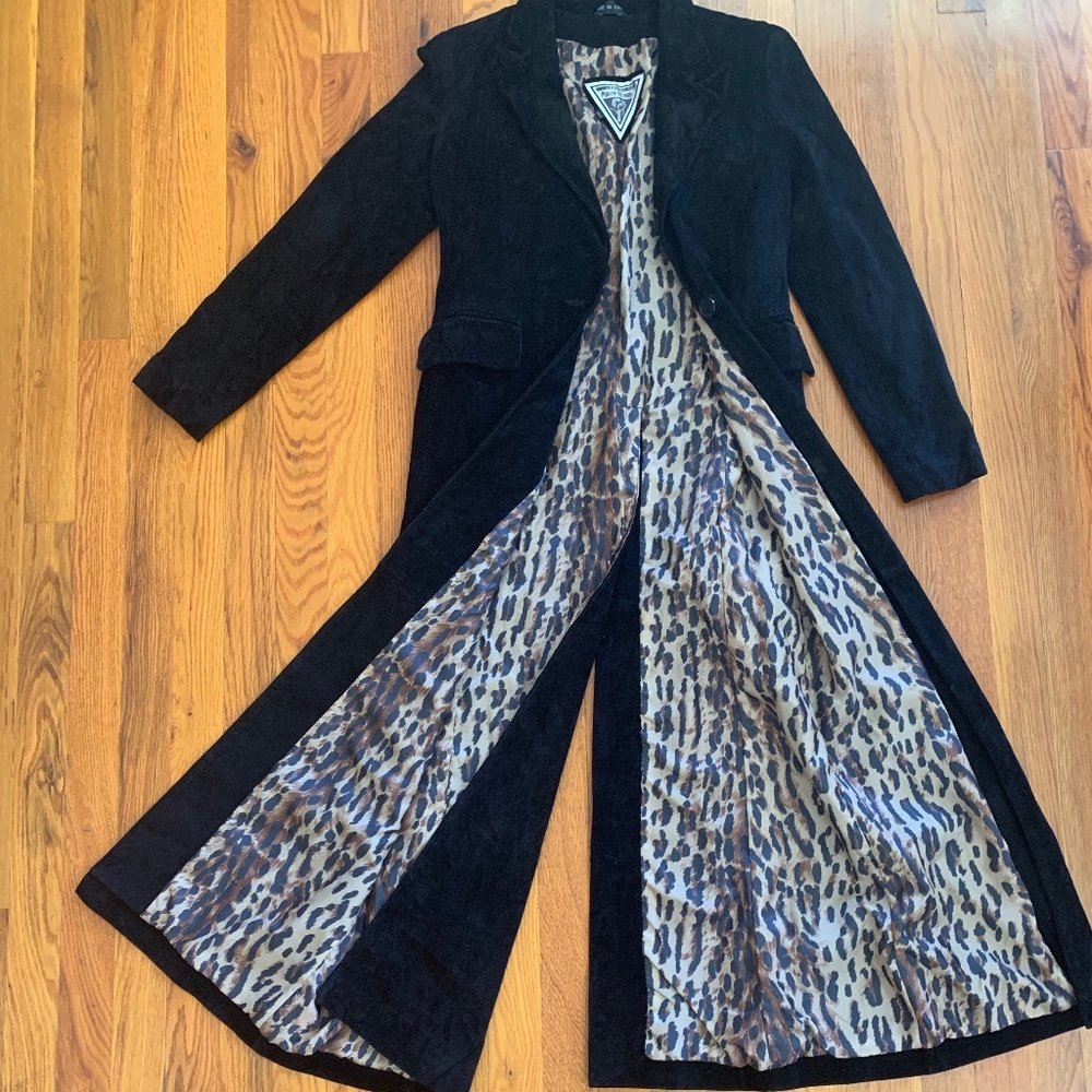 J Percy for Marvin Richards Leather Coat Size:XS